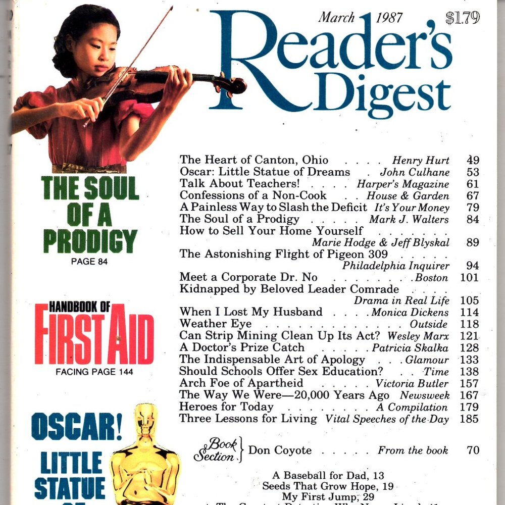 Reader's Digest Magazine March1987